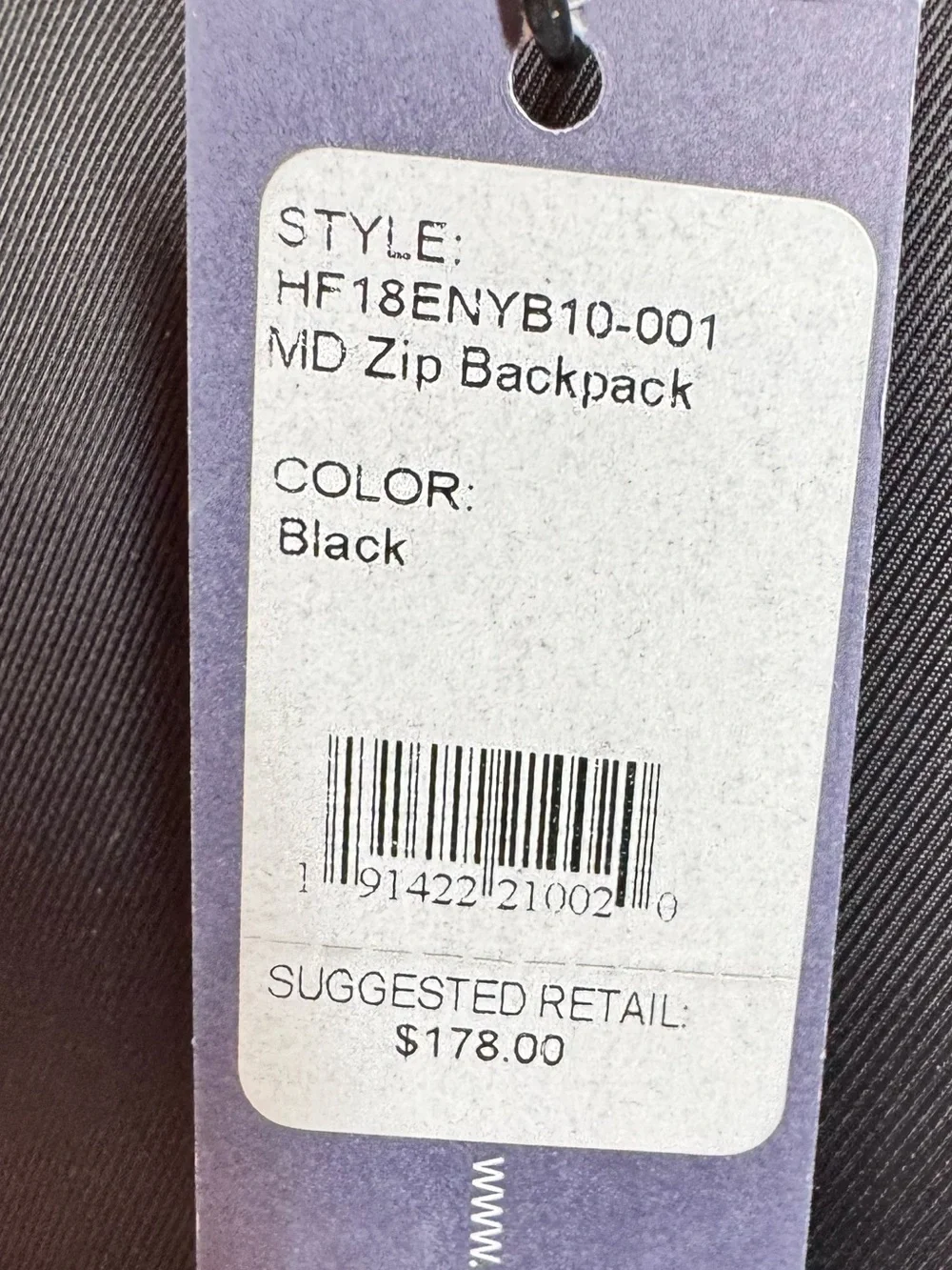 Rebecca Minkoff Black Nylon Backpack